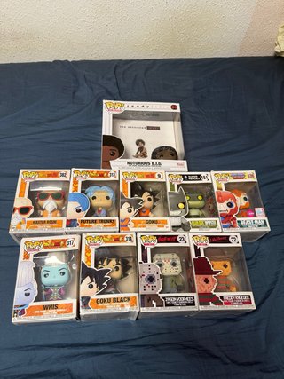 Lote Funko Pop: Dragon Ball, Freddy, Jason, Biggie