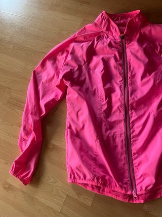 Cortavientos rosa mujer