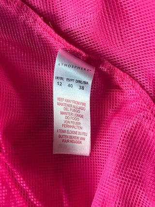 Cortavientos rosa mujer