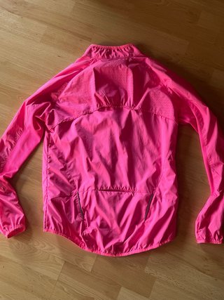 Cortavientos rosa mujer