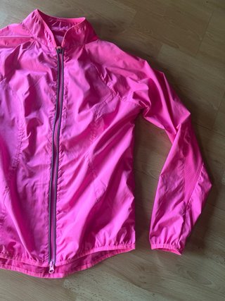 Cortavientos rosa mujer
