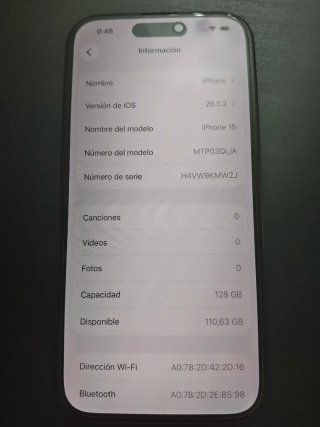 iPhone 15 128GB