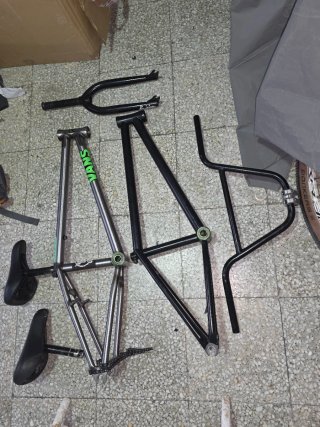 Piezas Bmx: Cuadro, Horquilla y Manillar