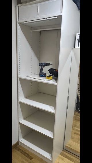 2 Armarios Ikea (Madera Blanca)