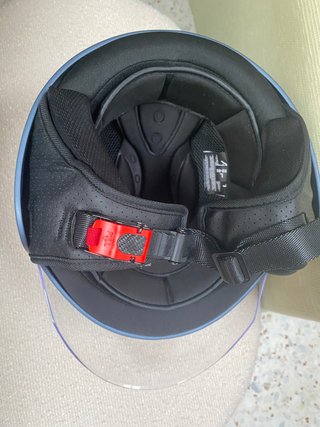 Casco Moto Talla L Azul Nuevo