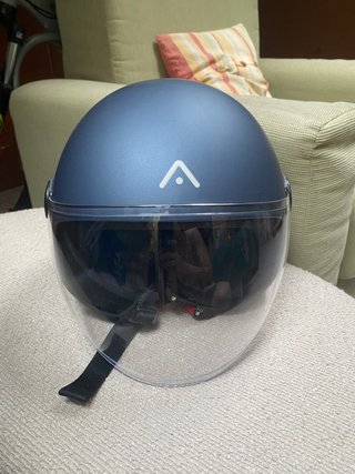 Casco Moto Talla L Azul Nuevo