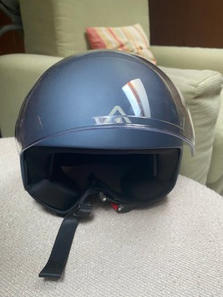Casco Moto Talla L Azul Nuevo