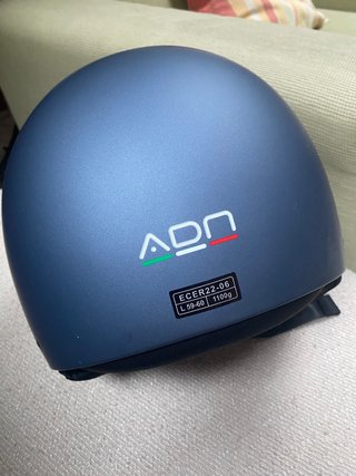 Casco Moto Talla L Azul Nuevo