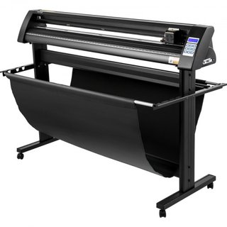 Cortadora de Vinilo, Plotter de Vinilo de 1350 mm, Cortadora de Plotter con Pantalla LED, Ojo Óptico Semi-Automático Integrado, Compatible con el Software SignCut para Sistemas Mac y Windows con S...