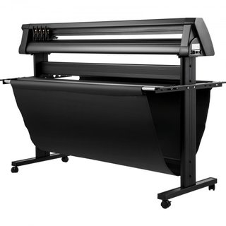 Cortadora de Vinilo, Plotter de Vinilo de 1350 mm, Cortadora de Plotter con Pantalla LED, Ojo Óptico Semi-Automático Integrado, Compatible con el Software SignCut para Sistemas Mac y Windows con S...