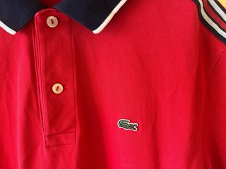 Polo Lacoste Rojo Talla M