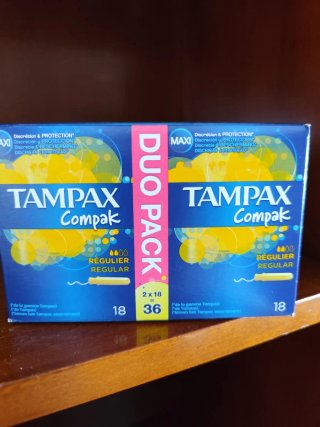 Tampax Compak Duo Pack Regular 36 uds