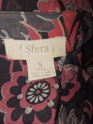 Vestido largo estampado floral