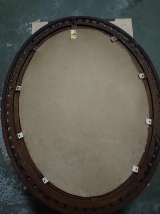 Espejo Ovalado Dorado