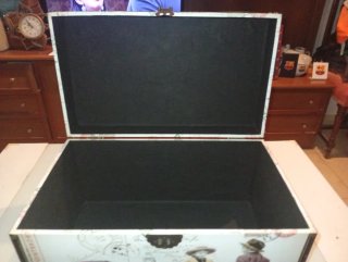 Caja baúl decorativa estilo vintage