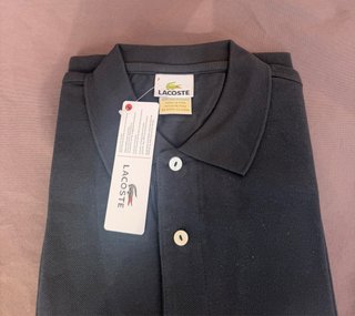 Polo Lacoste Azul Marino Talla L