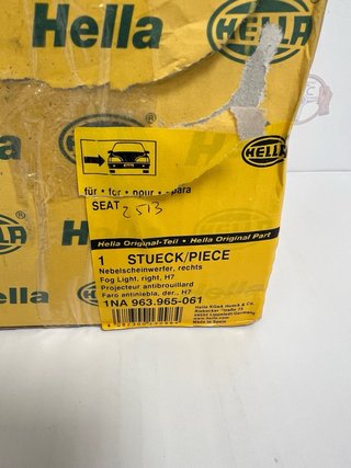 Faro Antiniebla Dcho. Hella Seat Ibiza Cordoba 6K