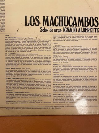 Vinilo Los Machucambos 4 Fases Estéreo