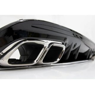 Difusor de paragolpes trasero para Mercedes Clase
