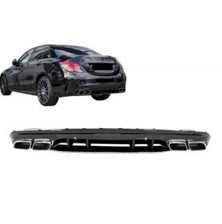 Difusor de paragolpes trasero para Mercedes Clase