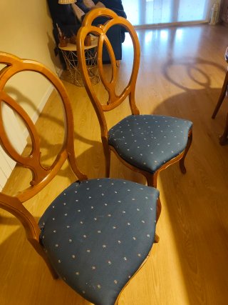Mesa Roble y 6 Sillas Comedor