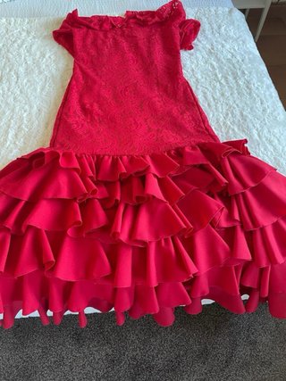 Vestido Sevillana Rojo Talla M/L