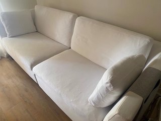 Sofá IKEA STOCKHOLM 3.5 plazas blanco