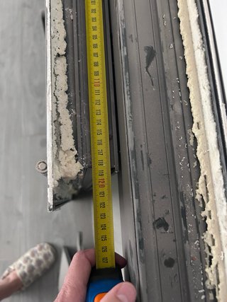 Ventana Cortizo nueva desmontada obra