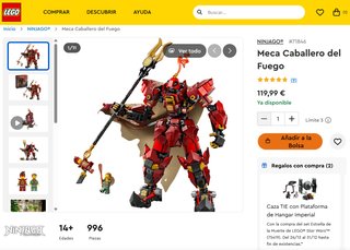 LEGO Ninjago 71846 - Meca Caballero del Fuego