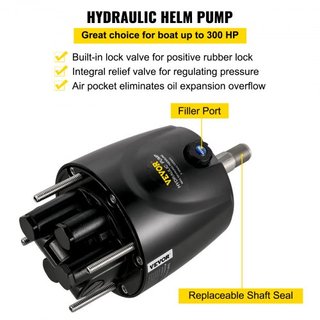 Kit de dirección hidráulica 300HP, Kit de dirección hidráulica para barco, bomba de dirección hidráulica, Kit de dirección hidráulica para barco sin manguera de dirección hidráulica para sistema d...