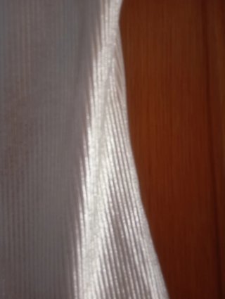 Top canalé crema dorado talla única,nuevo