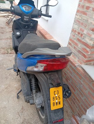 Moto Scooter Azul