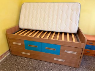Cama nido con colchón y somier