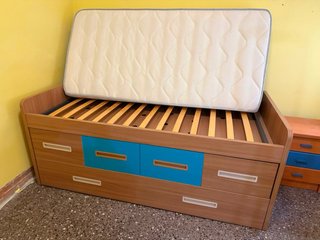 Cama nido con colchón y somier