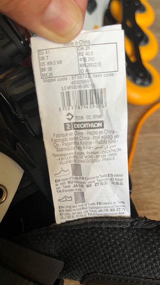Patines en línea Decathlon talla 41