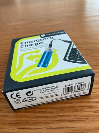 Cargador Emergencia Móvil Pila AA thumbsUp! UK