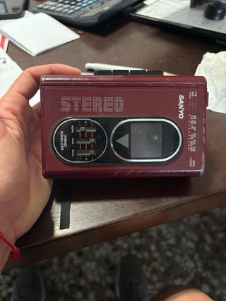 Reproductor Cassette Sanyo Stereo FM AM