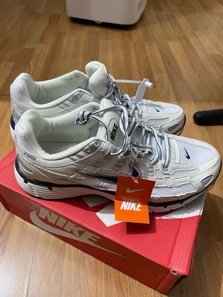 Nike P-6000 Blancas y Azules Hombre