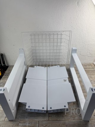 Base Elevadora Lavadora y Secadora Meliconi con Cesta Extraíble