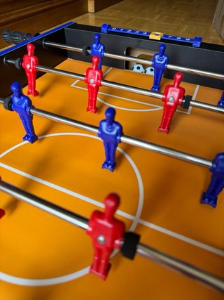 Mini futbolín de mesa
