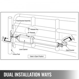 Apertura Automática de Puertas de Oscilación Doble Operador de Puerta de Garaje 457mm