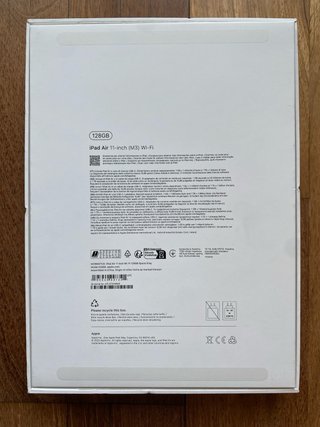 iPad Air 11 M3 2025 128GB Gris Espacial