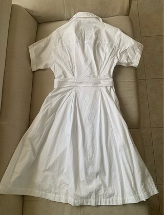 Vestido Guess Blanco Algodón Talla M