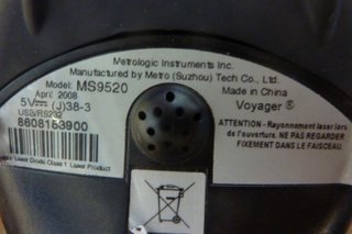 Lector Código Barras Metrologic USB Negro