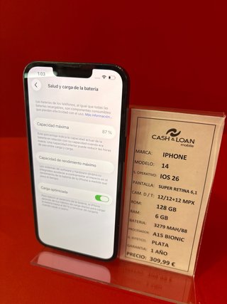 iPhone 14 128GB Azul Medianoche