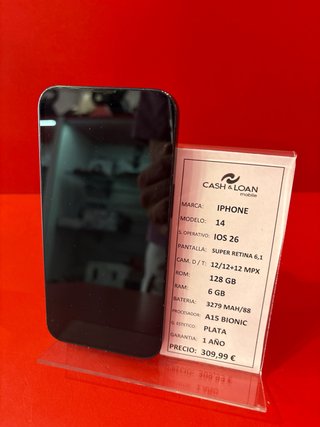 iPhone 14 128GB Azul Medianoche