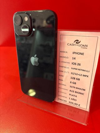 iPhone 14 128GB Azul Medianoche