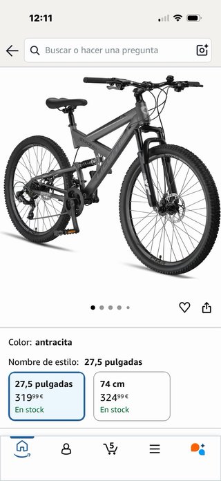 Bicicleta Montaña Negra y Rosa