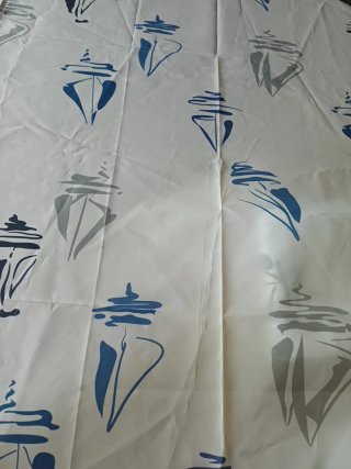 2 Cortinas de baño con diseño náutico nuevas