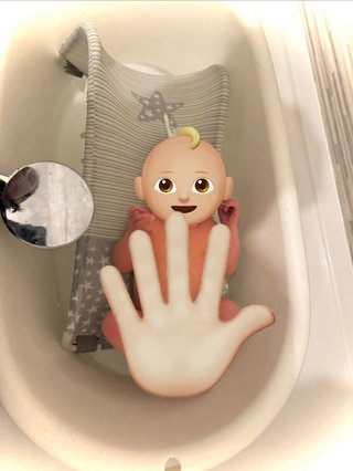 Hamaca para baño de bebé